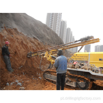 Maquinário de perfuração hidráulica para mineração subterrânea com braçadeira hidráulica